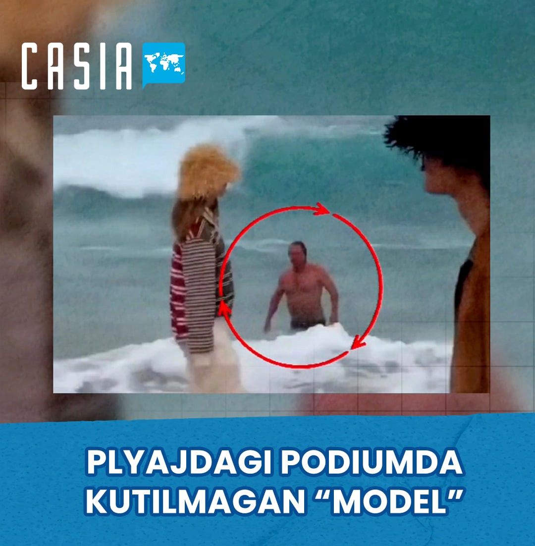 Man Becomes Celebrity After Noticing Beach Fashion Show