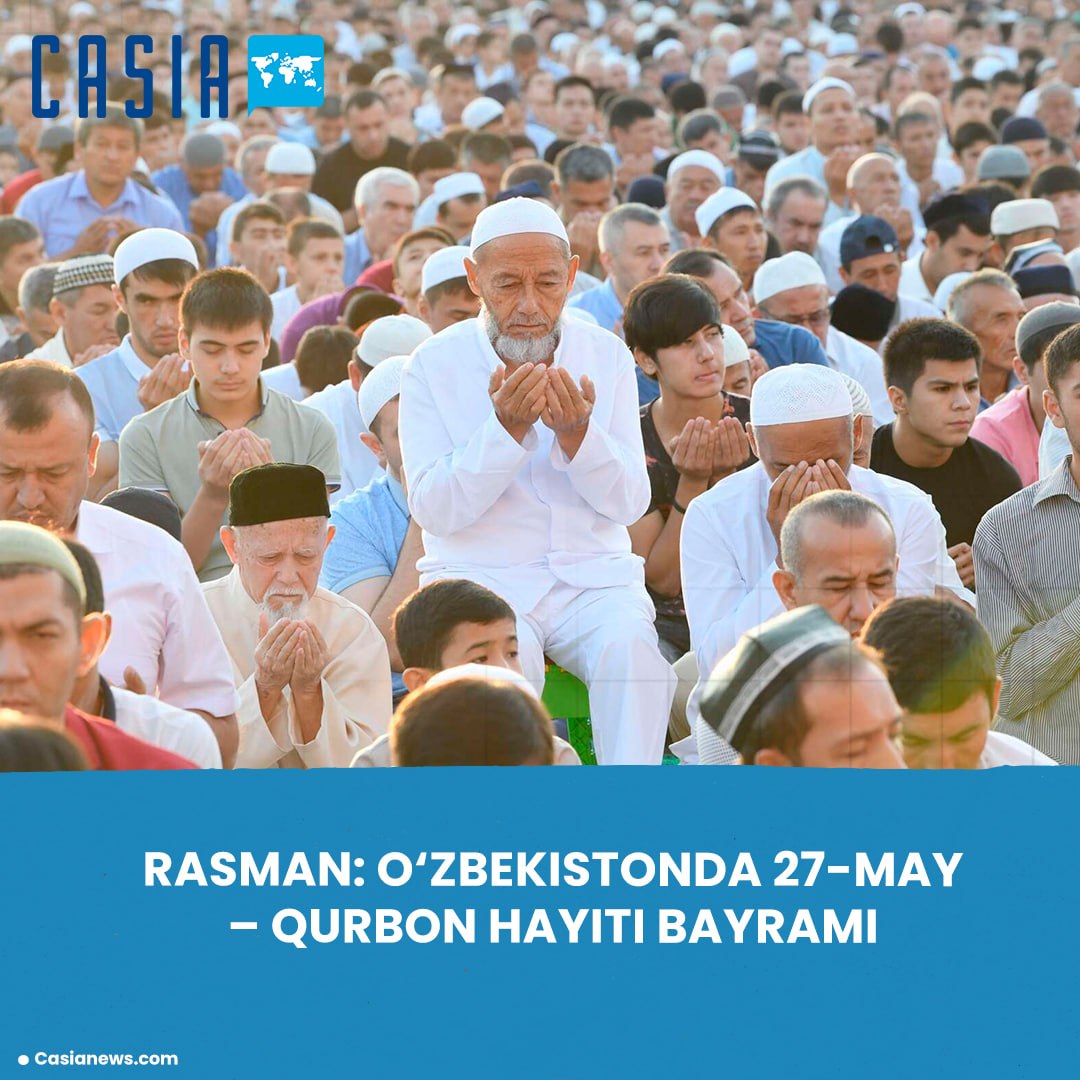 Kurban Bayit to be celebrated in Uzbekistan on May 27