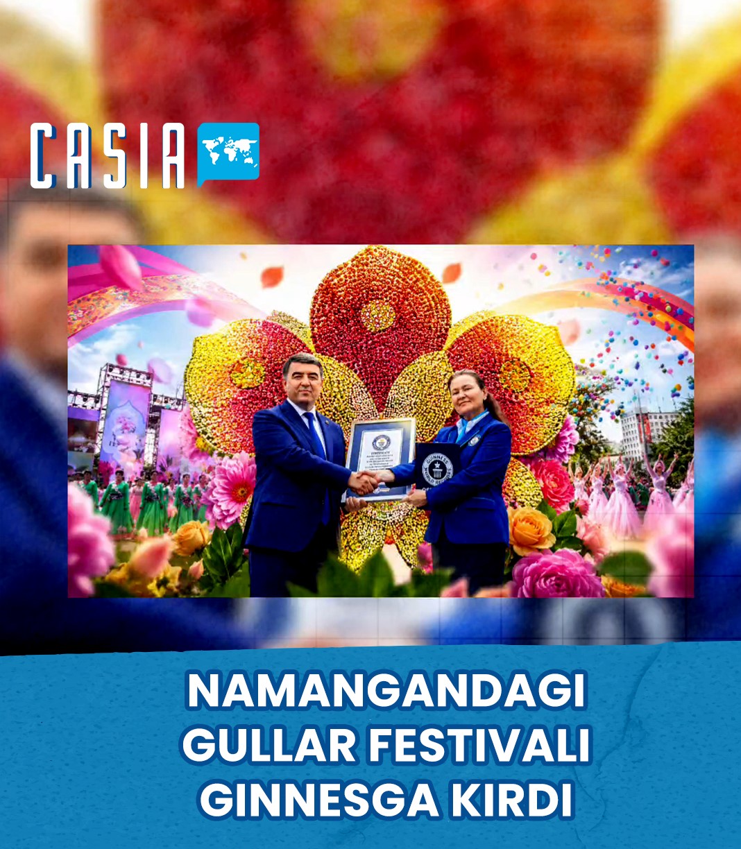 Namangan Flower Festival enters the Guinness World Records