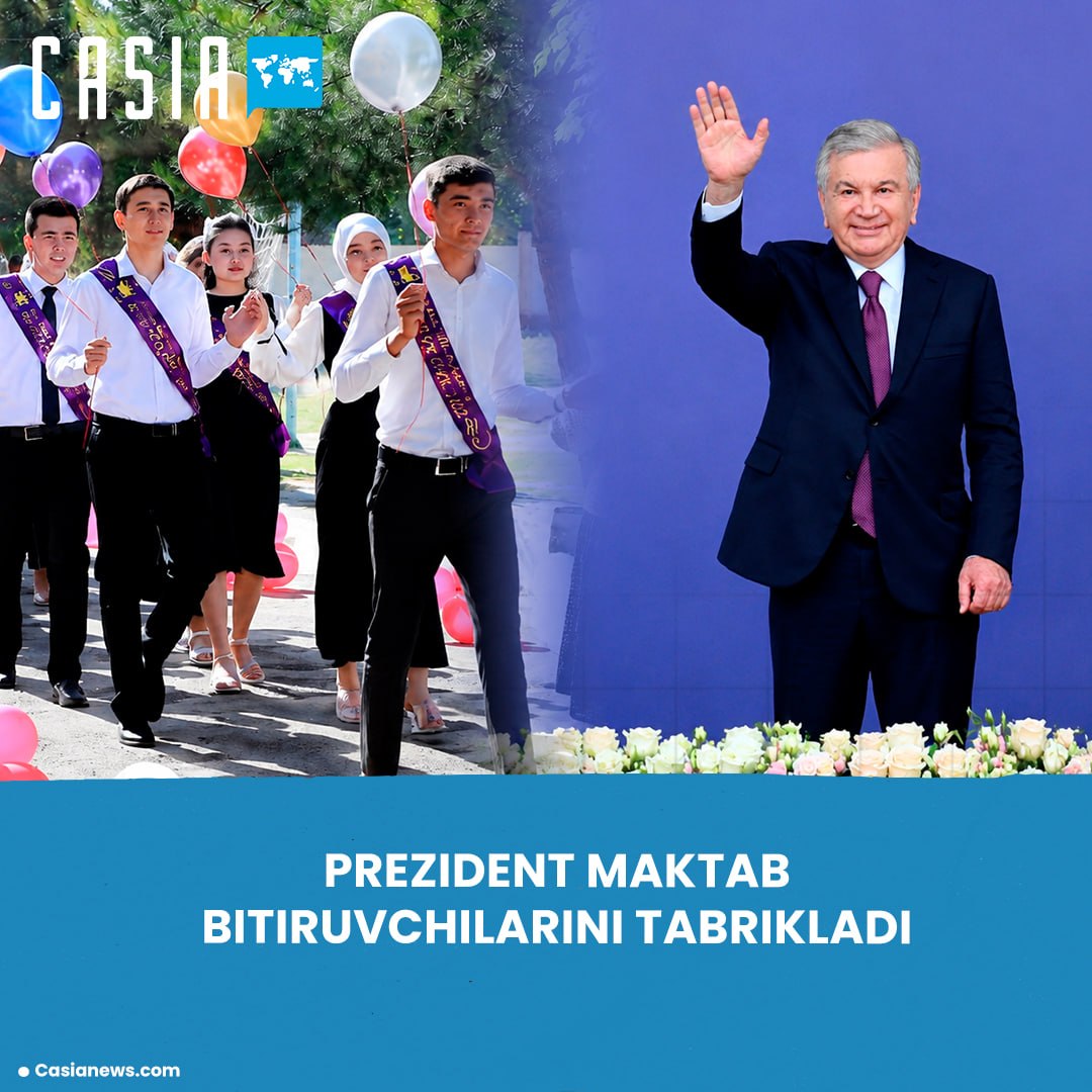 Shavkat Mirziyoyev congratulated school graduates