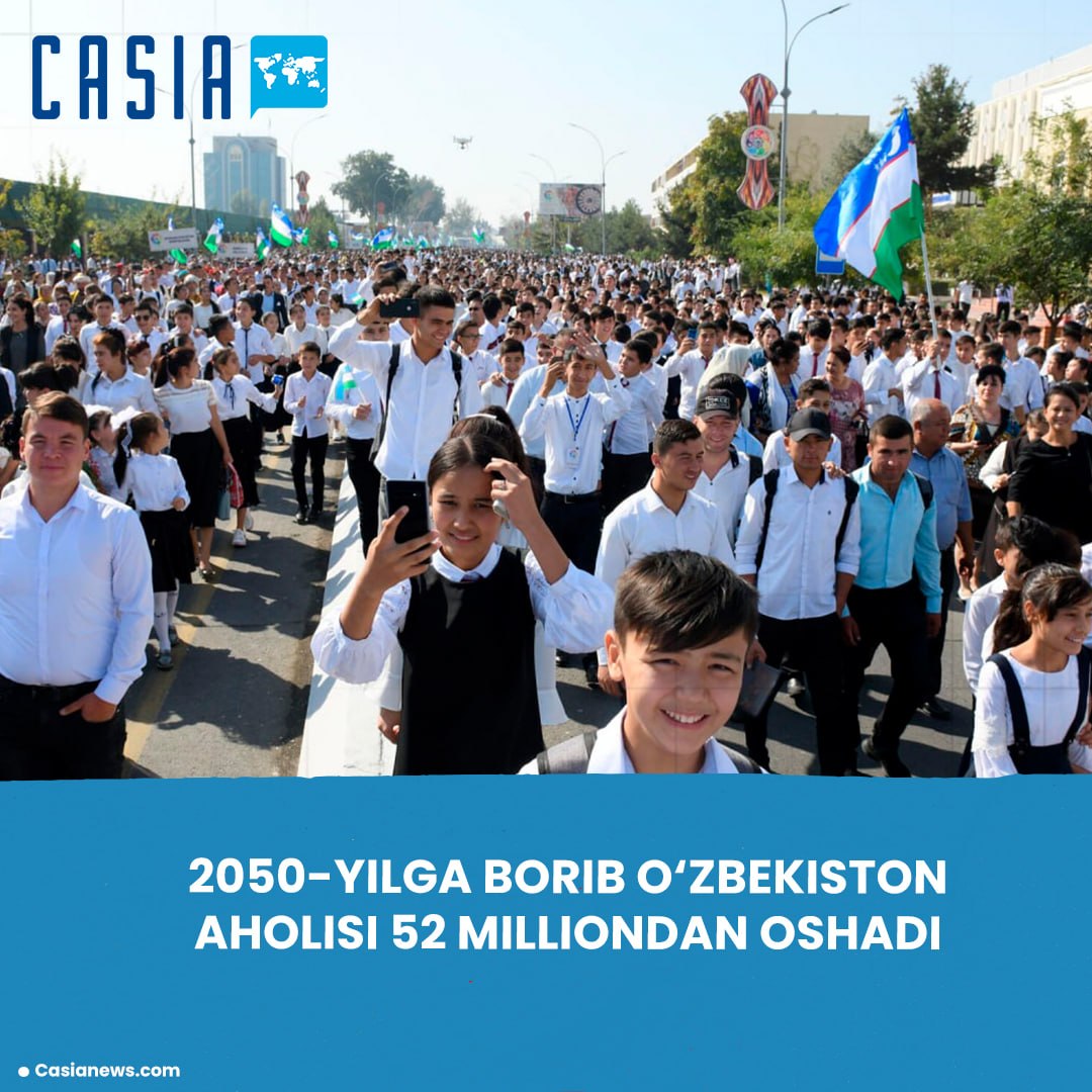 Uzbekistan’s population to grow sharply: 2050 forecast released