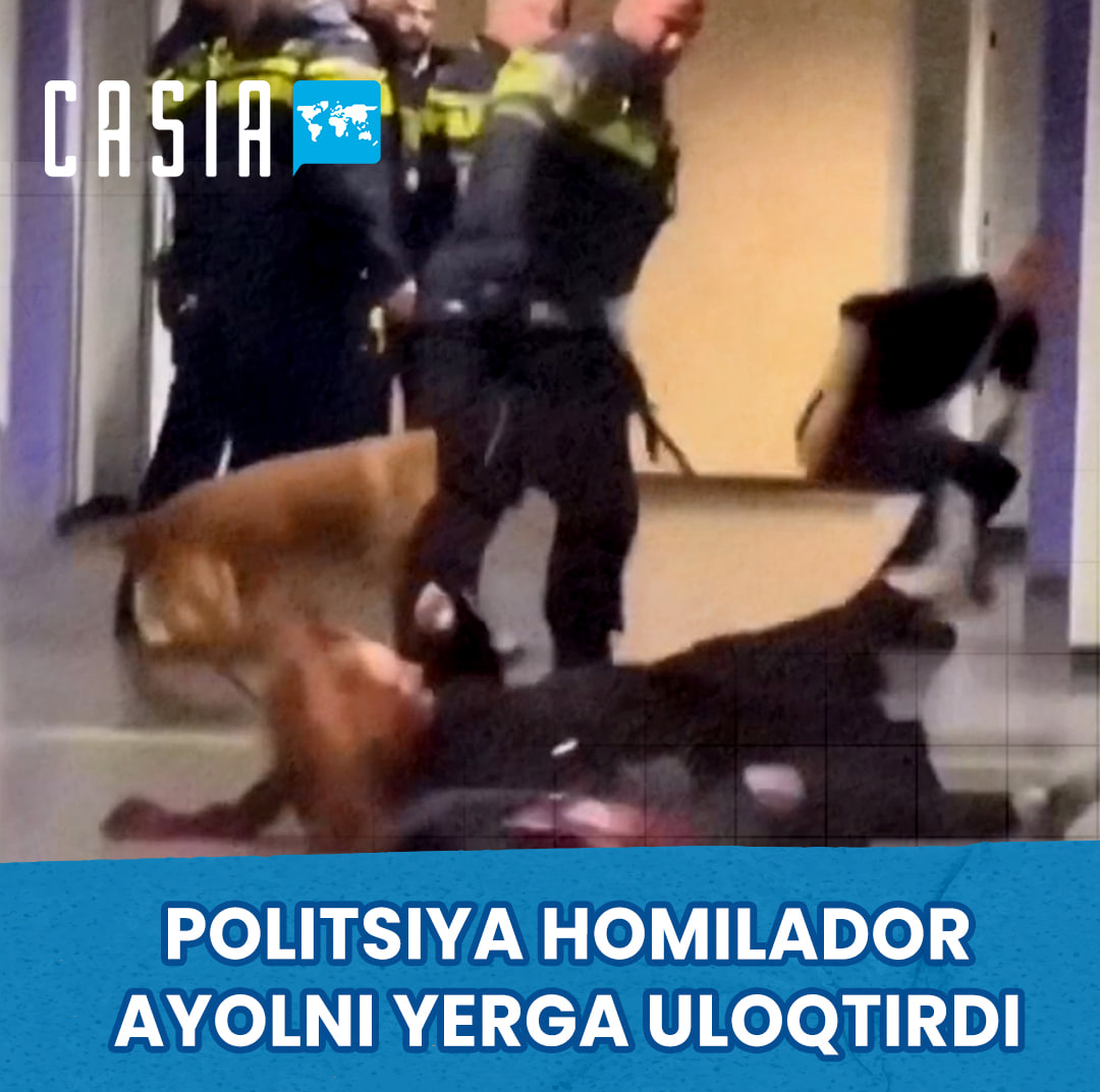 Police in the Netherlands threw a pregnant woman to the ground