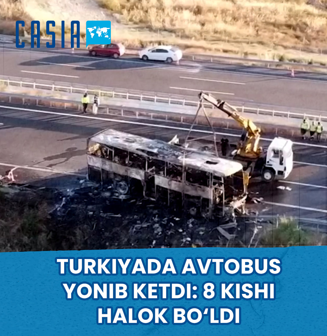 Bus catches fire in Turkey: 8 killed