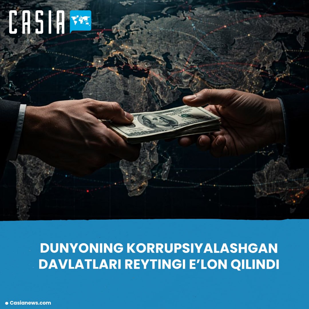 World corruption ranking announced: Uzbekistan ranks 124th