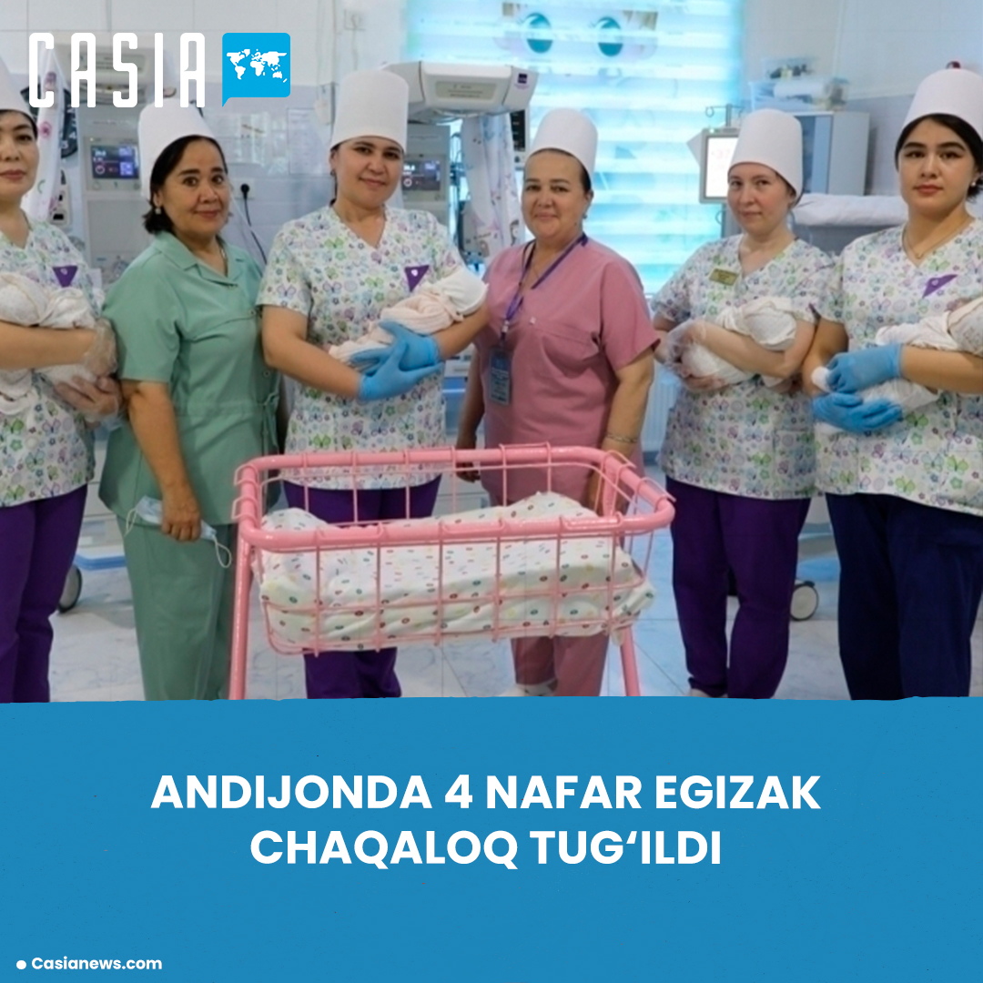 4 twins born in Andijan