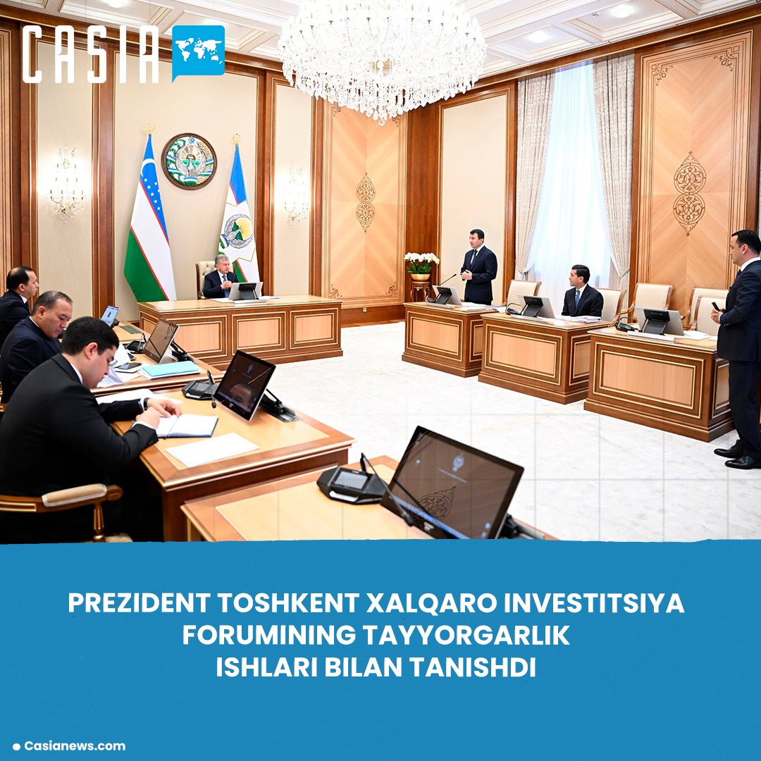 President gets acquainted with preparatory work for Tashkent International Investment Forum