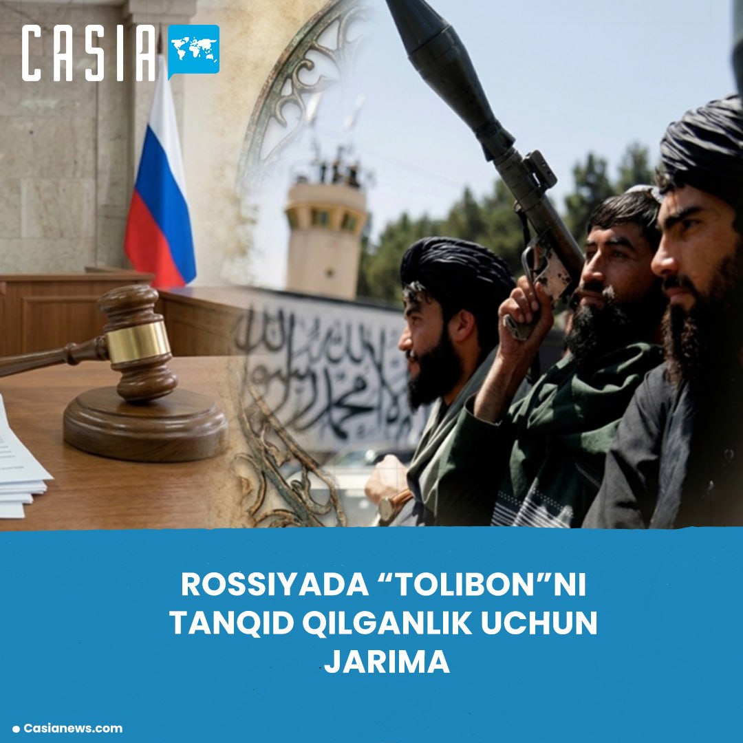 Russia fines first time for Taliban comment