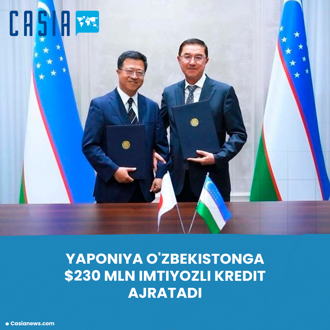 Japan to provide $230 million in soft loans to Uzbekistan