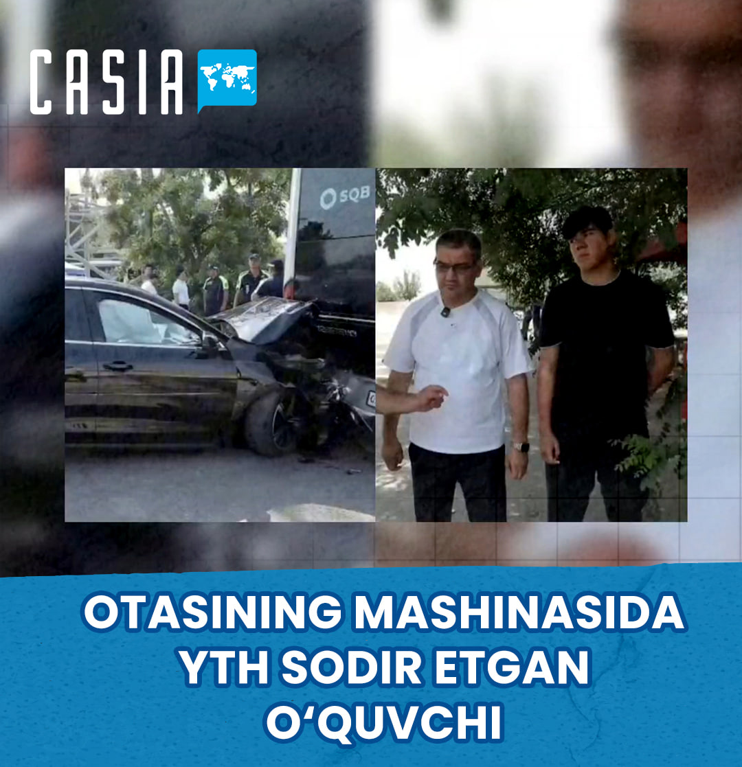 Student in Tashkent had an accident in his father's car