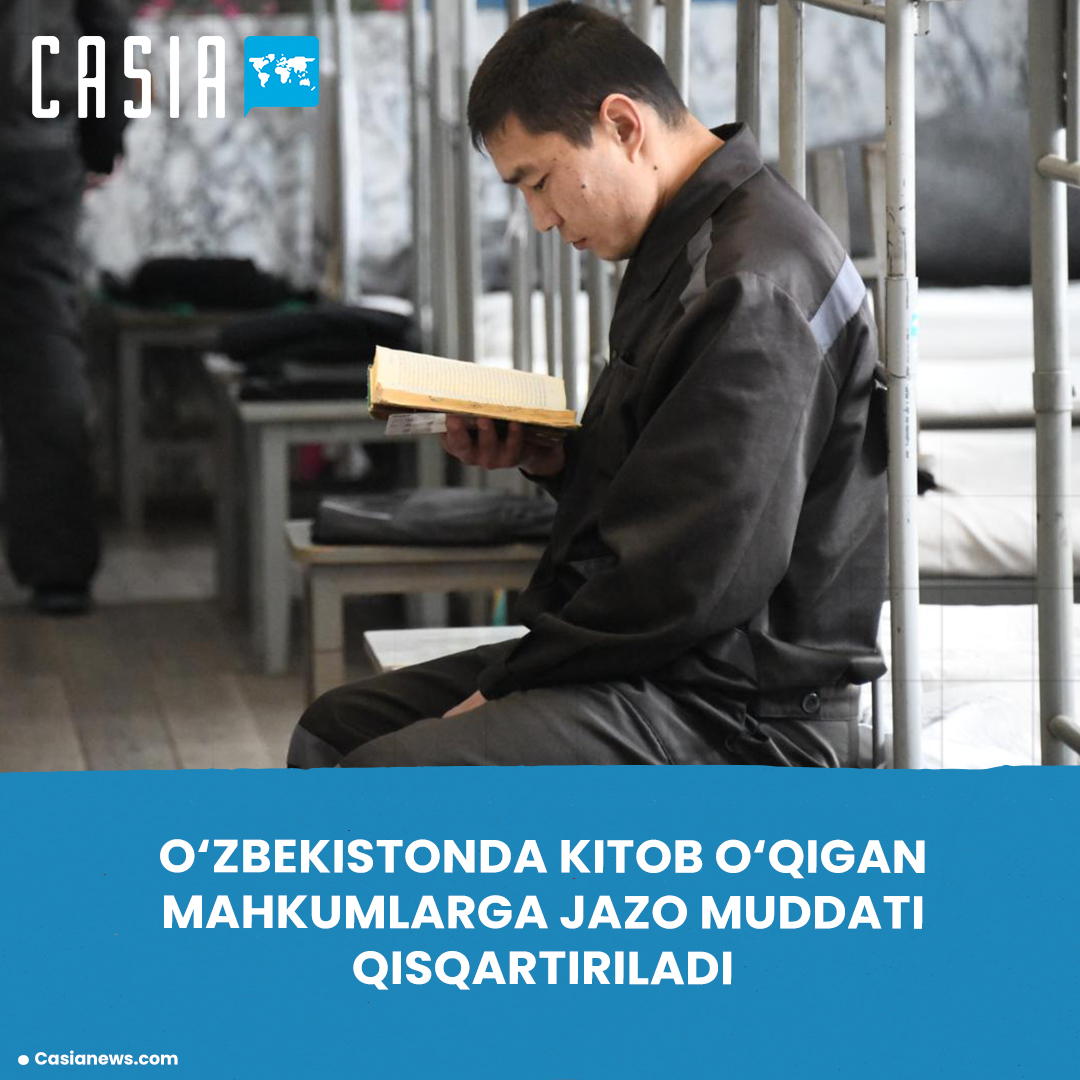 Sentences for prisoners who read books in Uzbekistan will be reduced