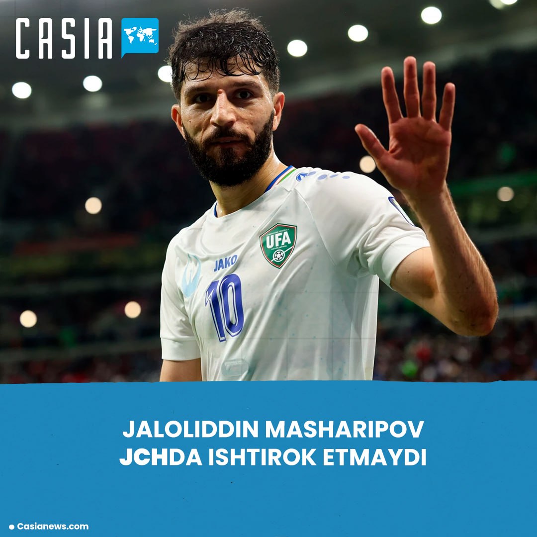 Jaloliddin Masharipov will not participate in the World Cup