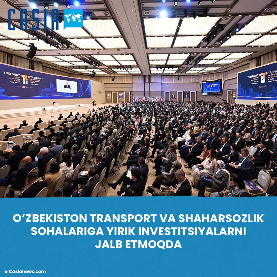 Uzbekistan is attracting large investments in the transport and urban development sectors