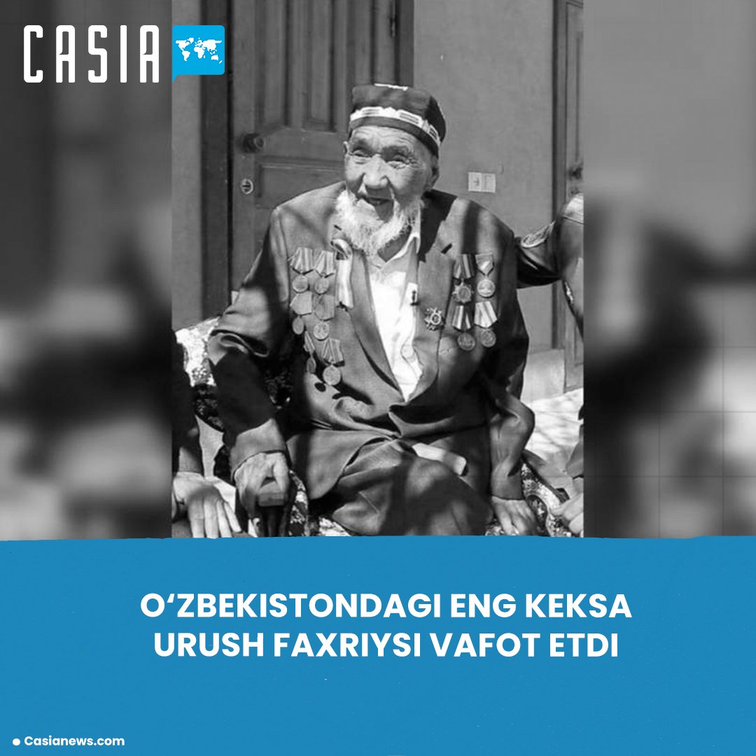 Uzbekistan's oldest war veteran dies at 116