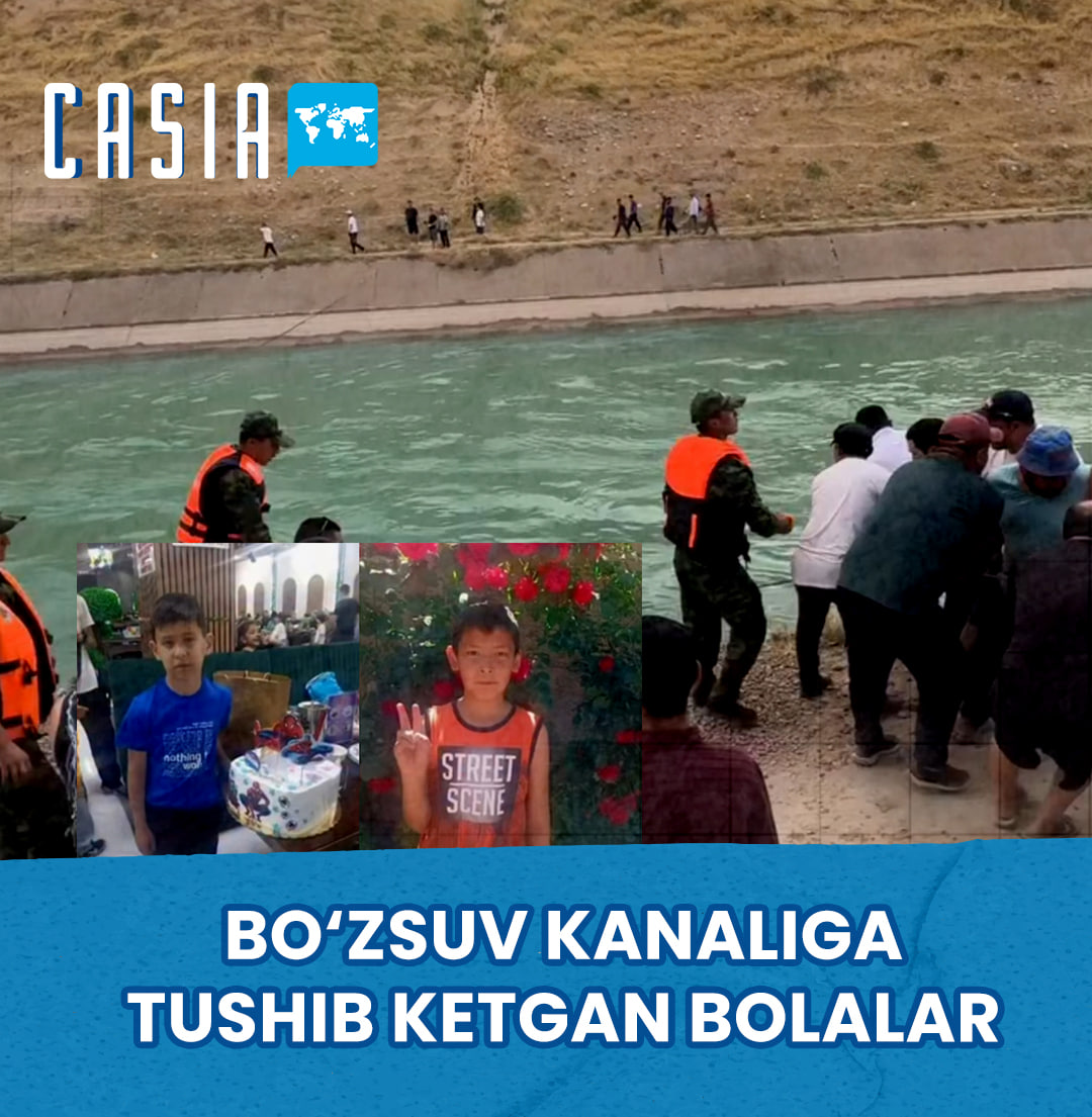 Body of one of two children who fell into the Bozsuv canal found in Bostanlyk district of Tashkent region