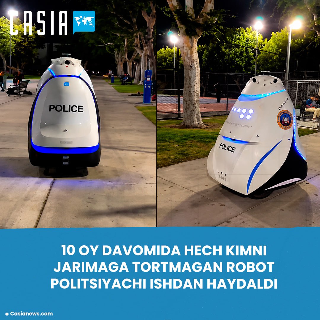 Robot police officer fired after 10 months of no fines