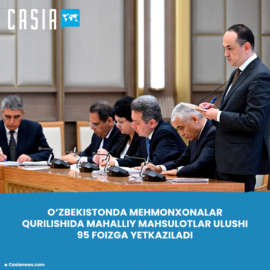 The share of local products in the construction of hotels in Uzbekistan will be increased to 95 percent