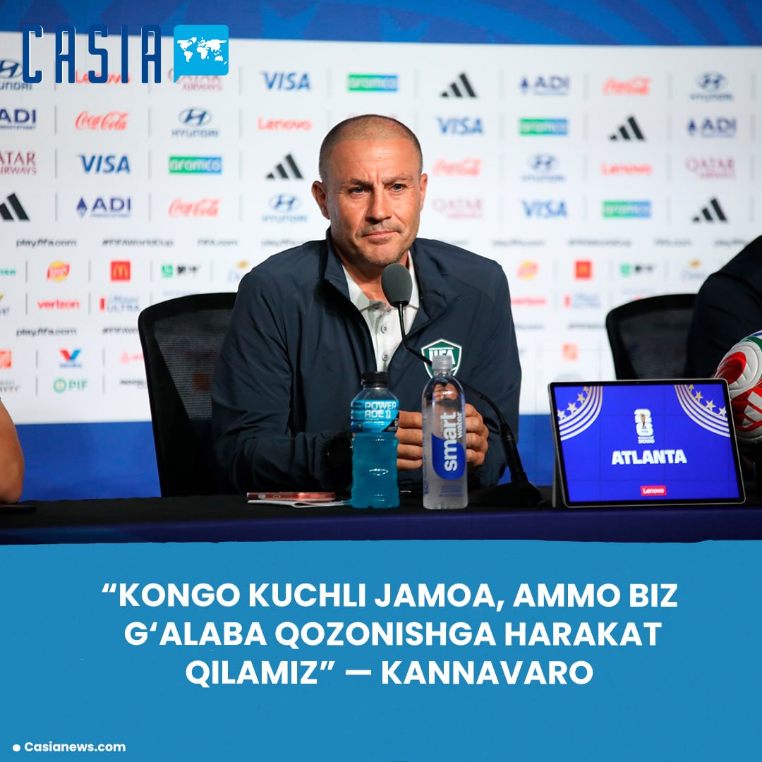 Cannavaro says Uzbekistan will use all means to win against Congo