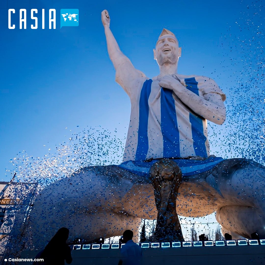 Argentina installs world's tallest statue of Messi