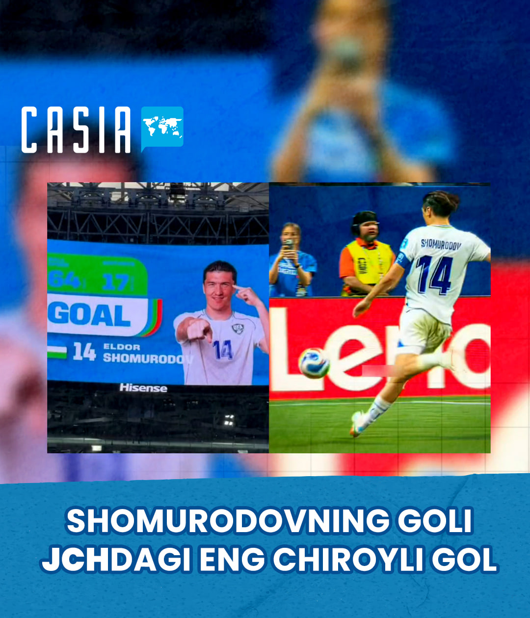 Shomurodov outshines Messi and Mbappé