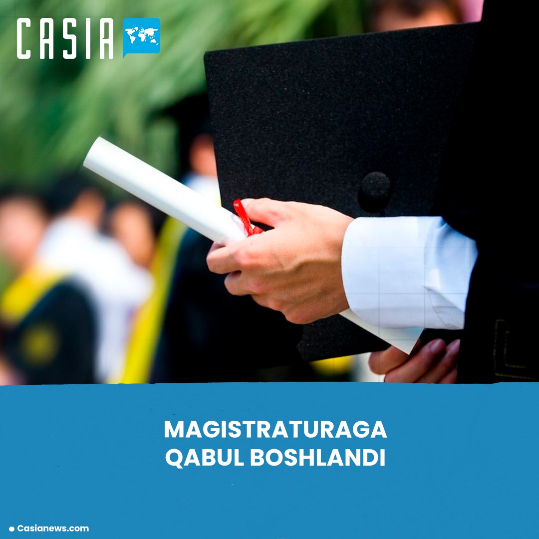 Admission to Master's Degrees has begun