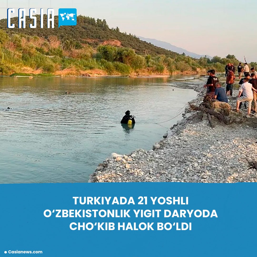 Uzbek national dies after going for a swim in a river in Turkey