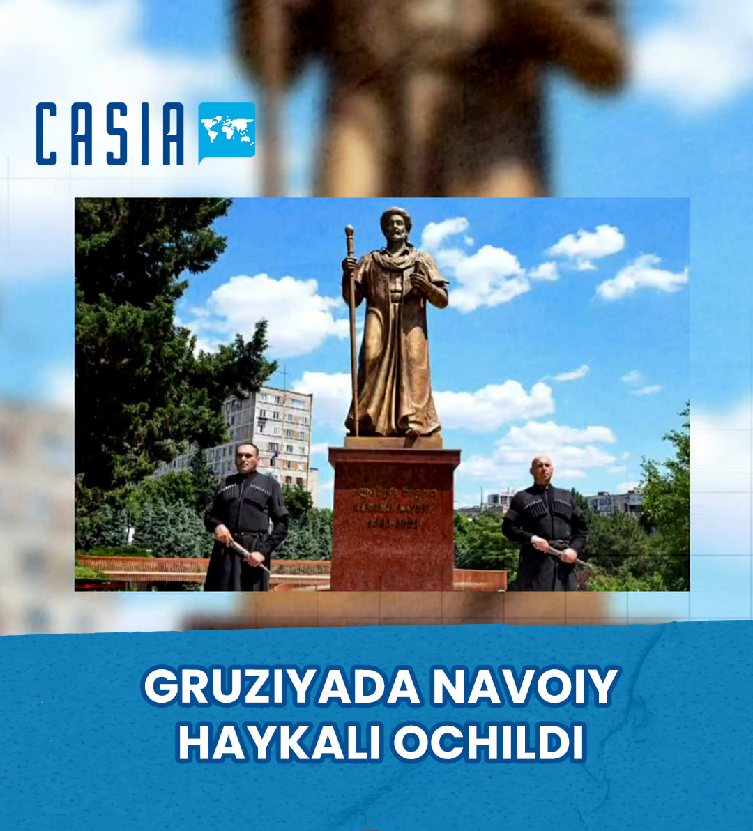 Alisher Navoi Monument Unveiled in Tbilisi