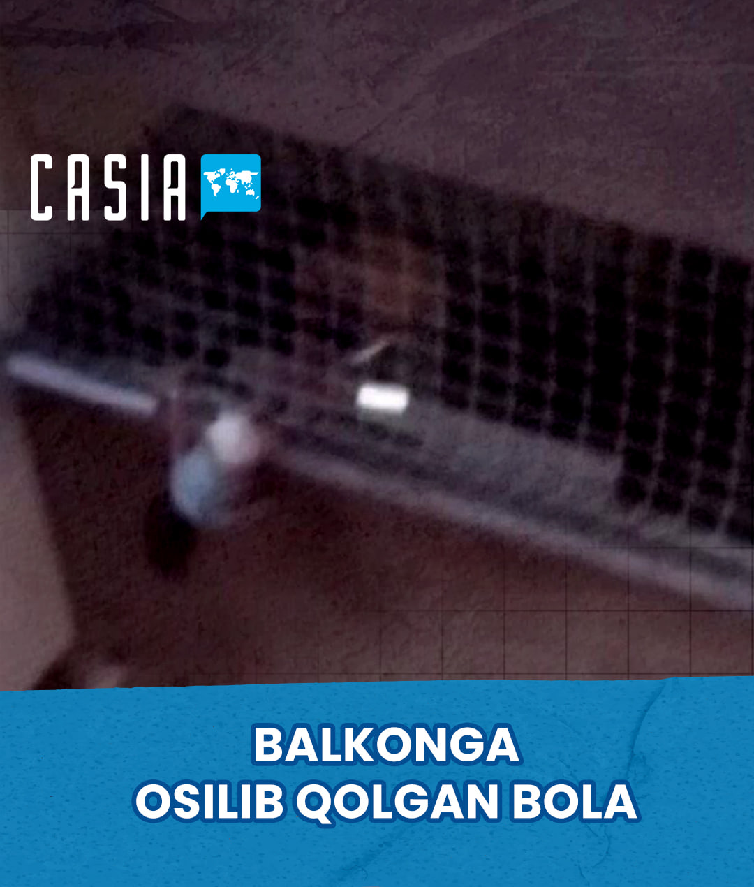 Child Hangs Outside Balcony in Turkey