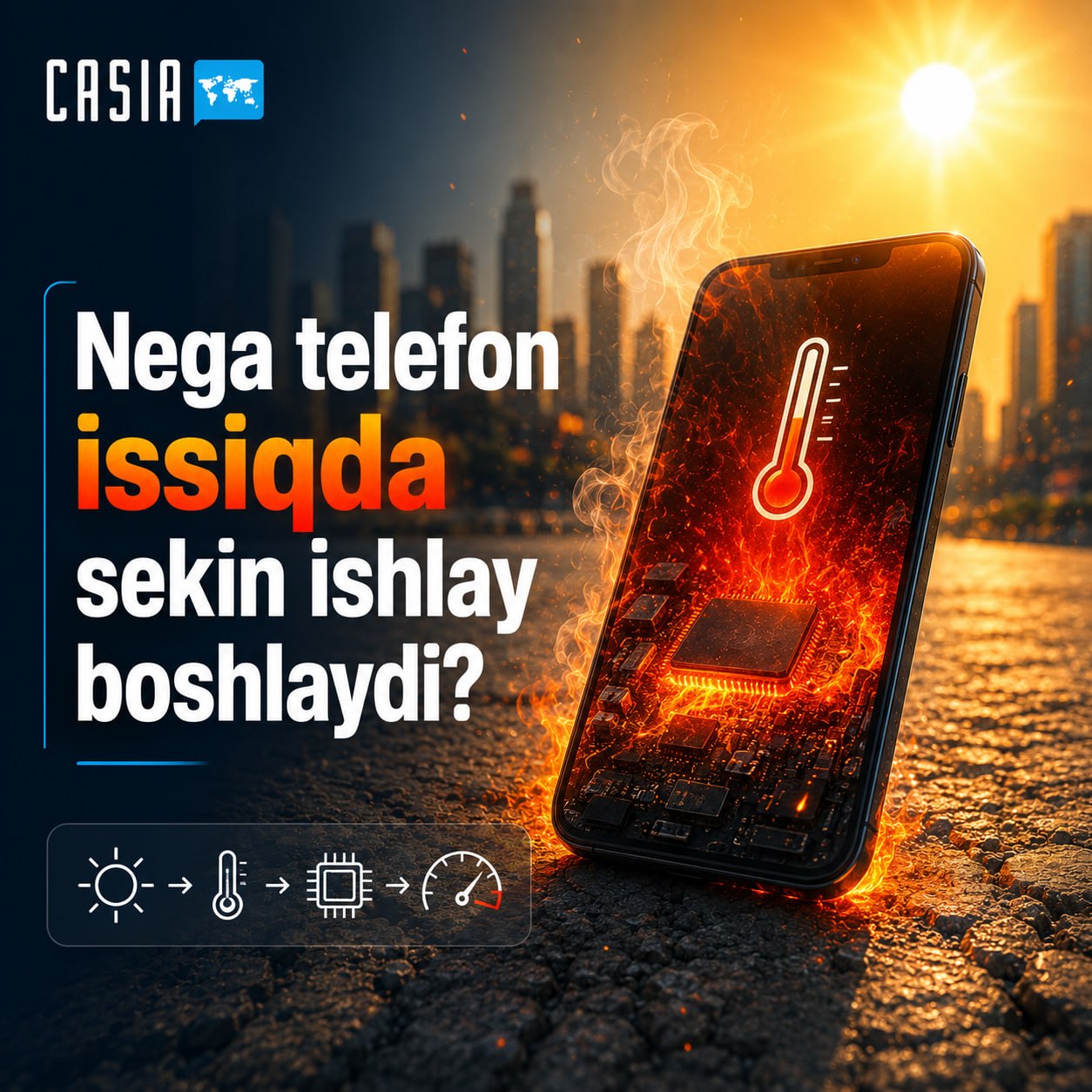 🌡 Why Does a Phone Slow Down When the Temperature Exceeds 35 °C?