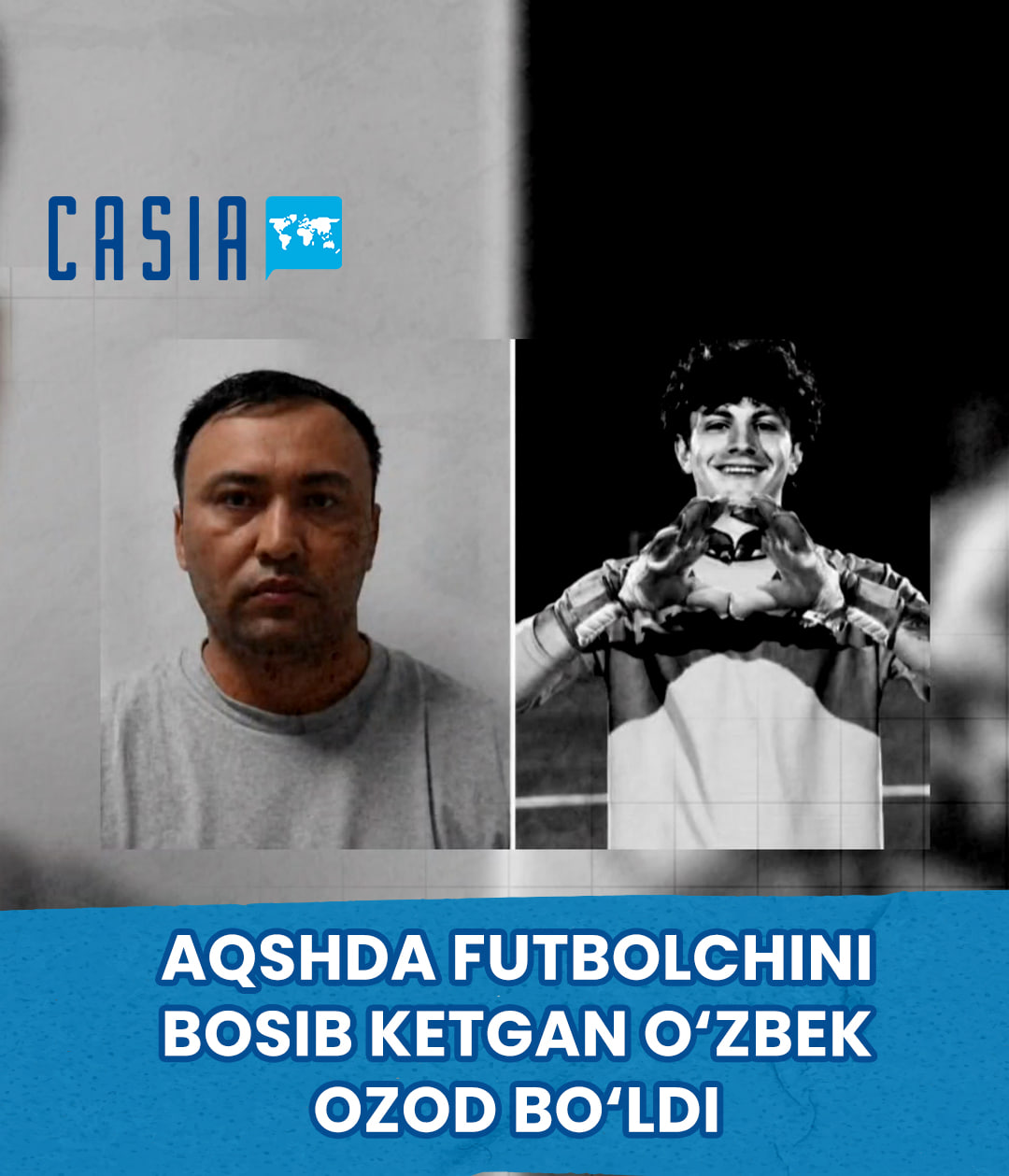 In the US, an Uzbek driver involved in the death of a football player has been released.