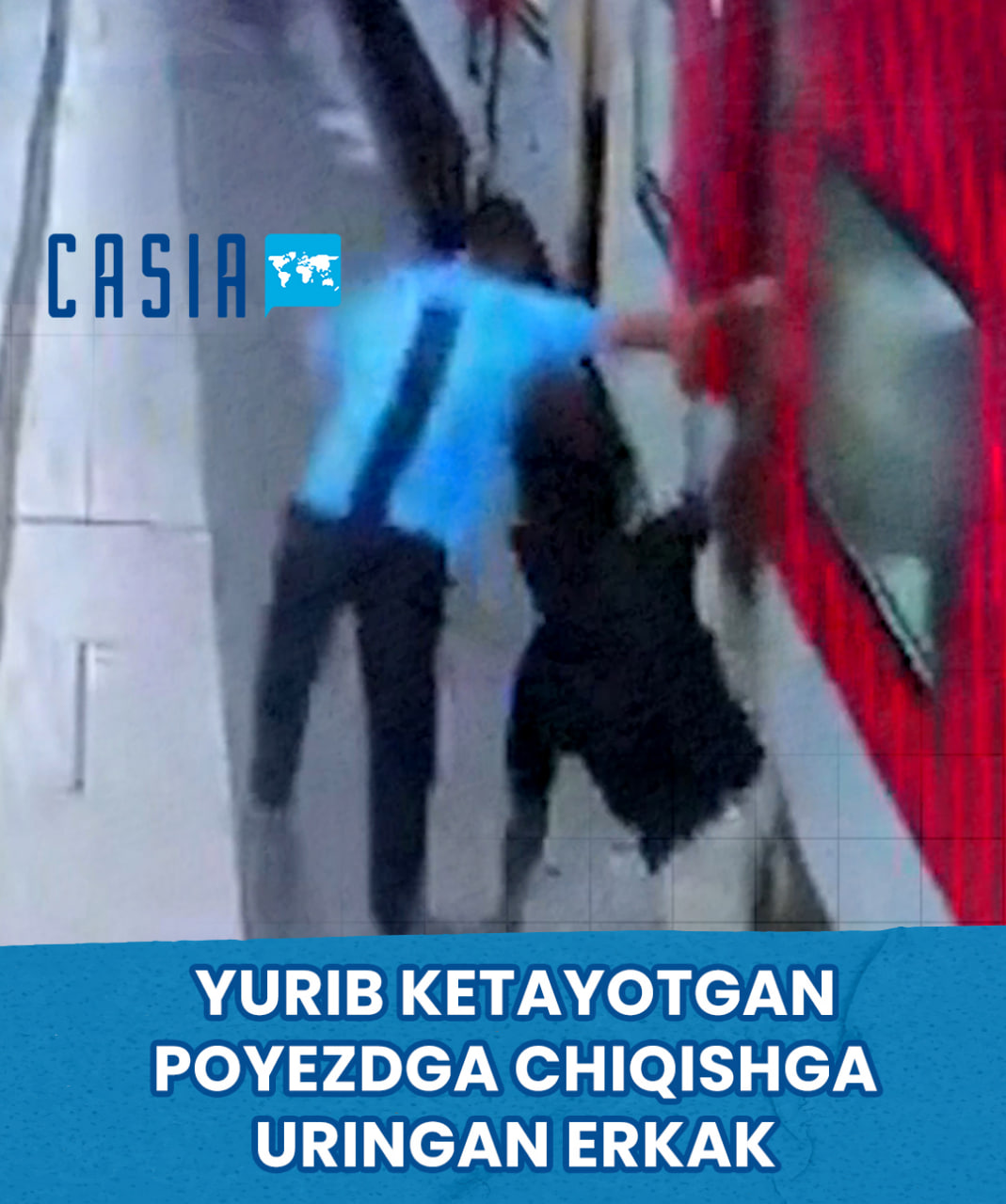 Passenger injured while trying to board a moving train