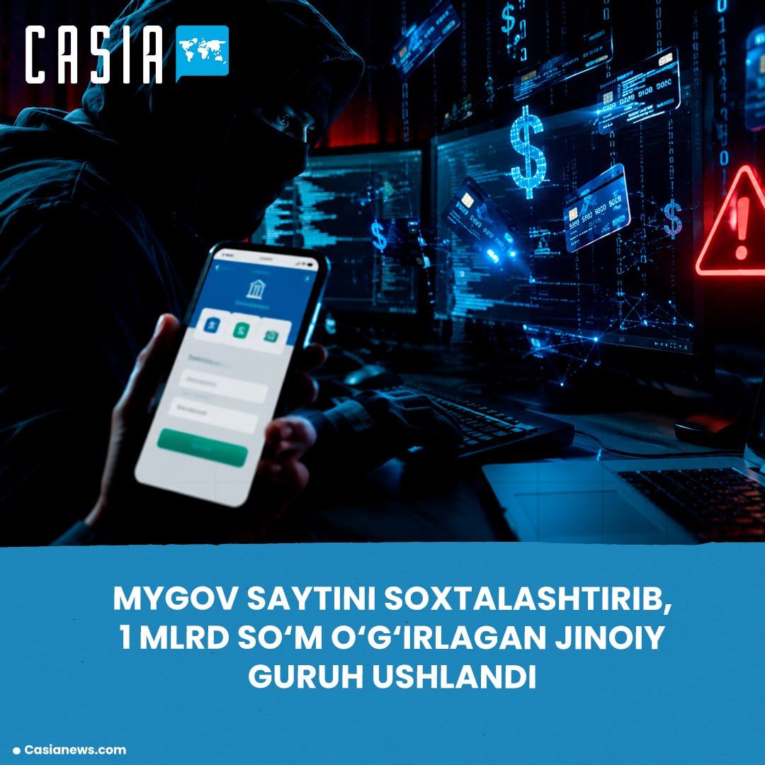 Over 1 billion soums stolen via fake MyGov website