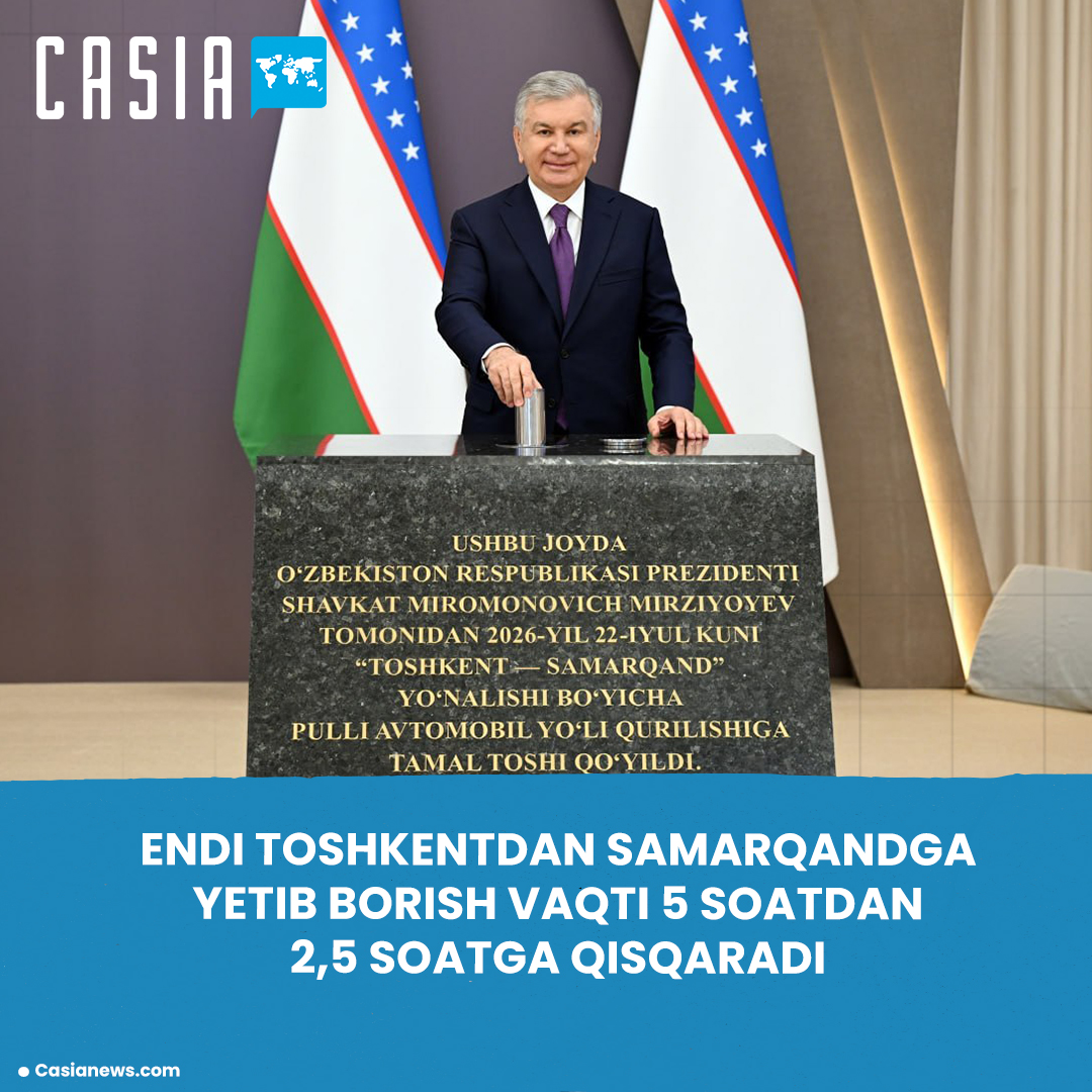 Construction of the Tashkent–Samarkand toll road has officially begun