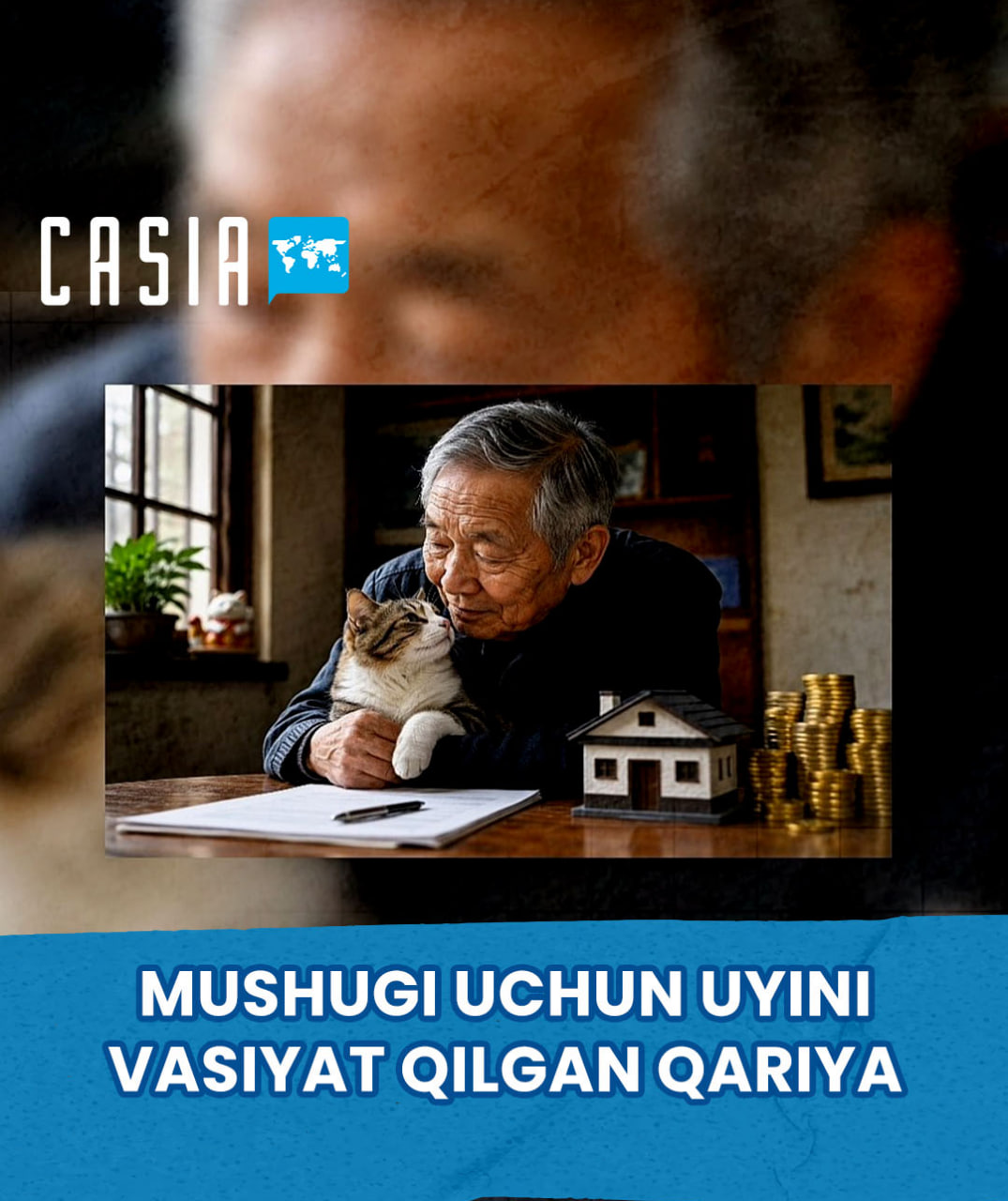🐈 Elderly man leaves his house to ensure his cat is cared for