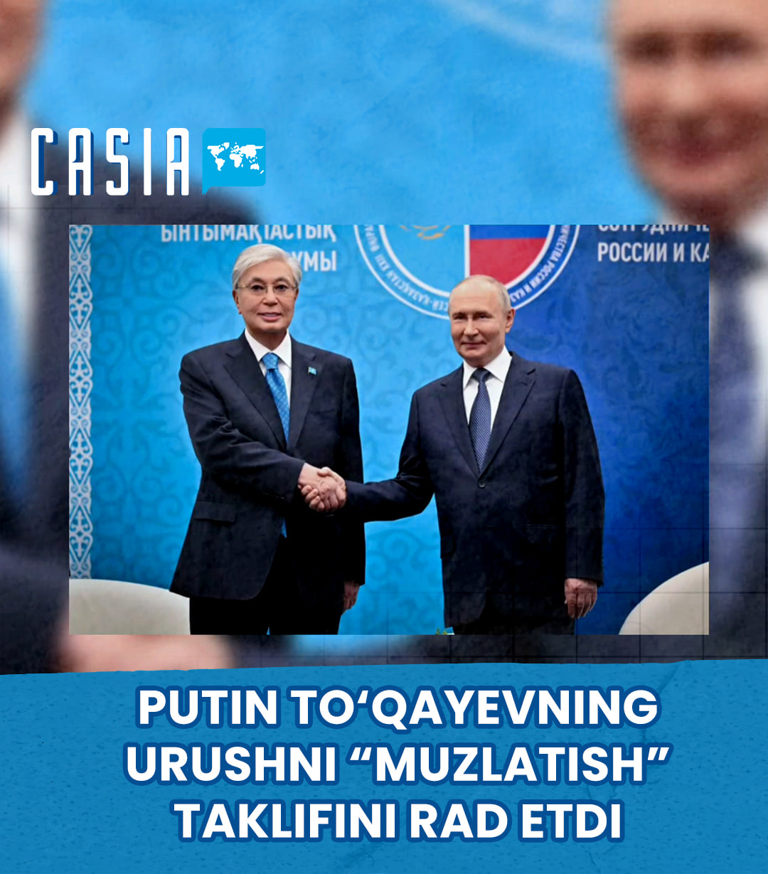 Putin rejects Tokayev’s proposal to halt the war