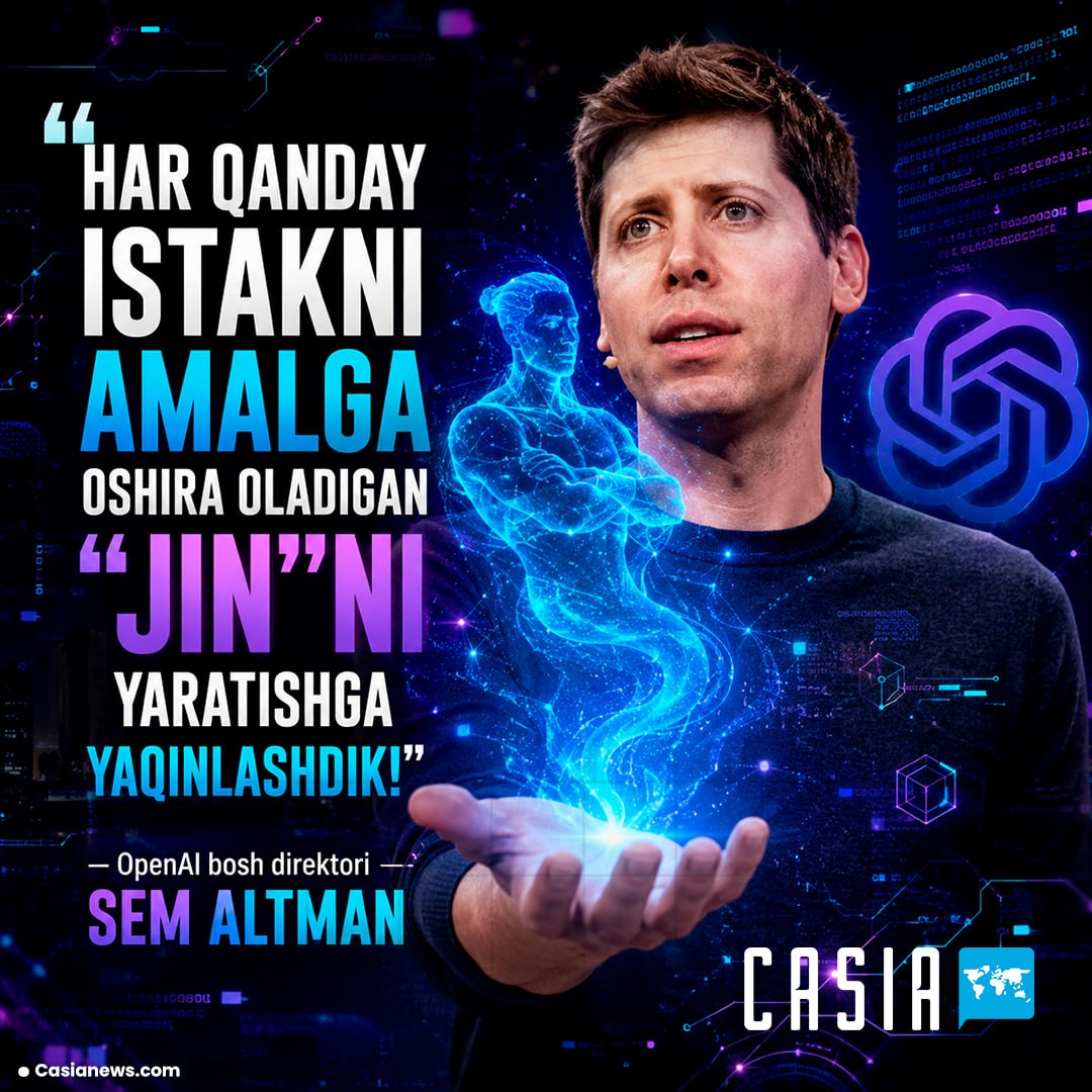 🤖 Sam Altman: “We are nearing an AI capable of fulfilling any wish”
