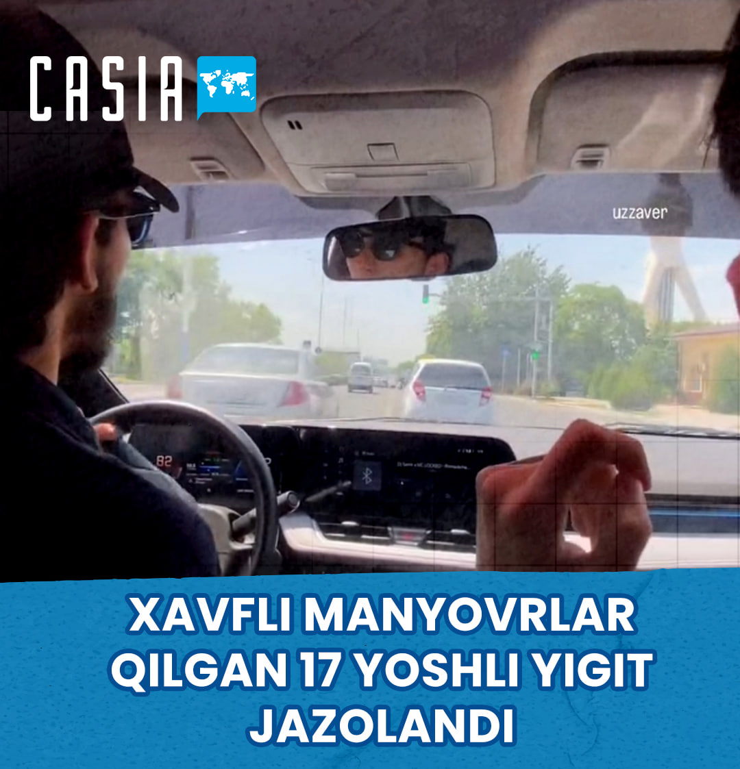 Action taken against 17-year-old for dangerous maneuvers in Tashkent