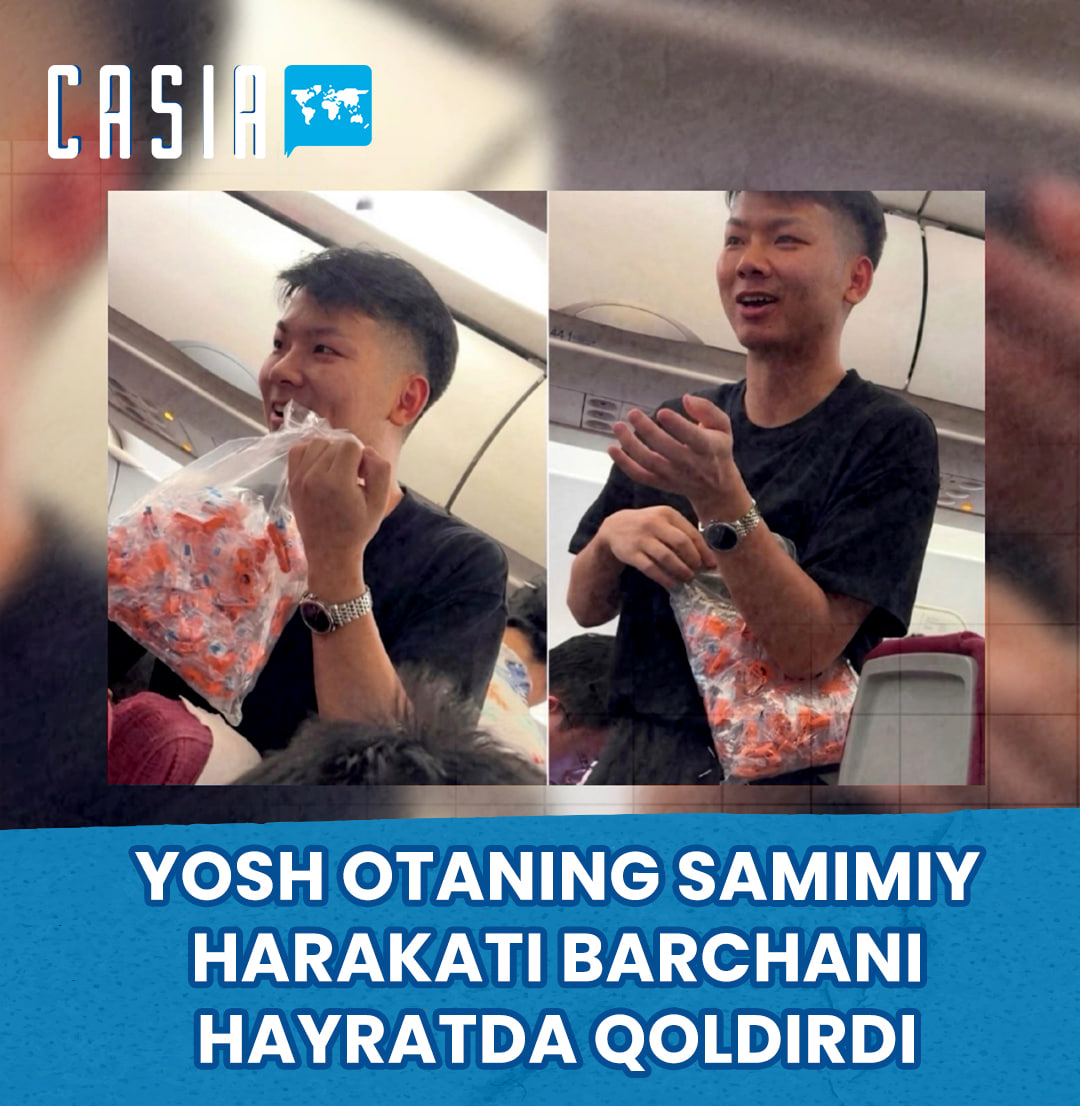 A father, anticipating that his baby might cry, distributed earplugs to fellow passengers