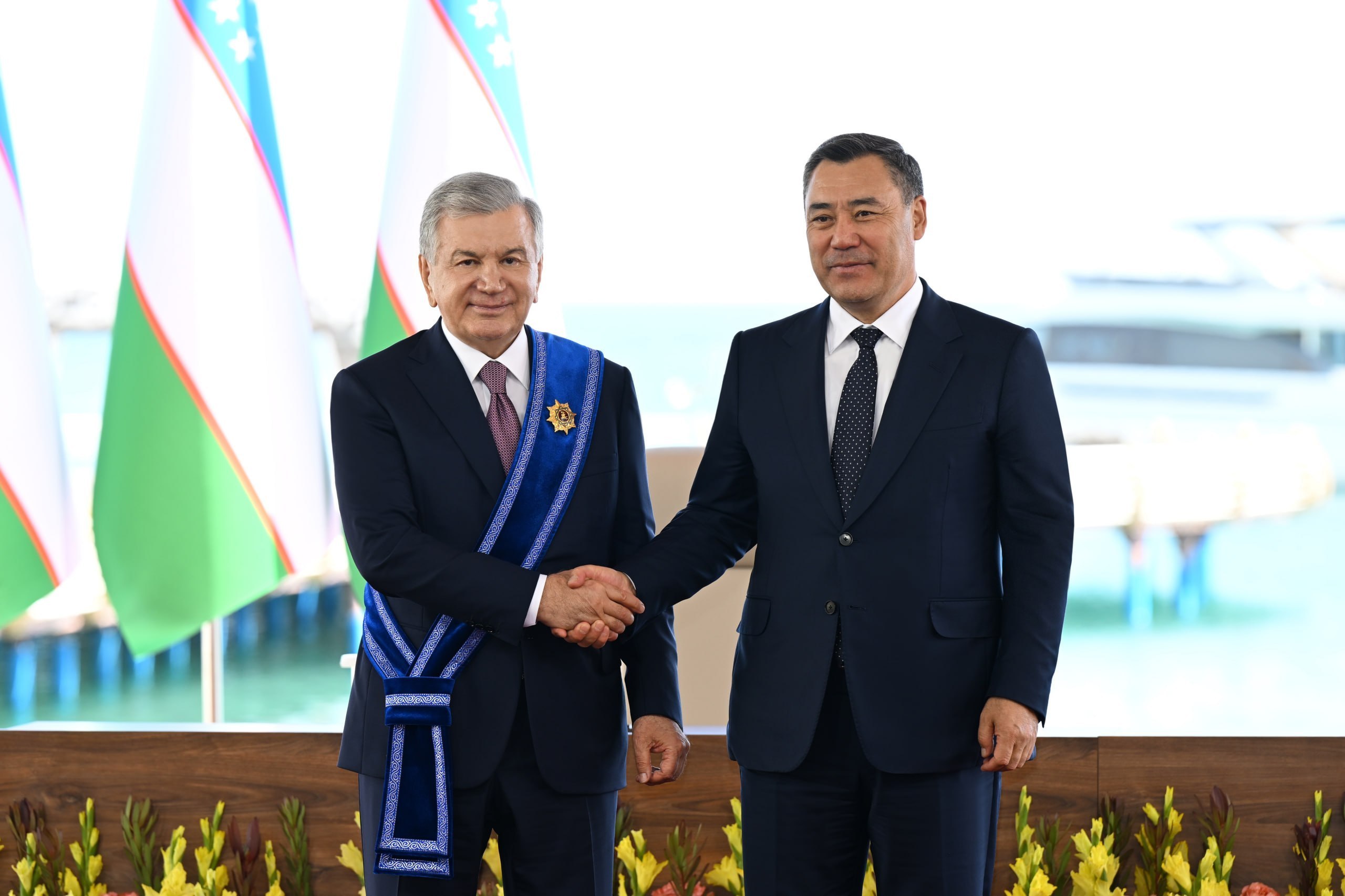 Shavkat Mirziyoyev awarded the First Class Order of Manas