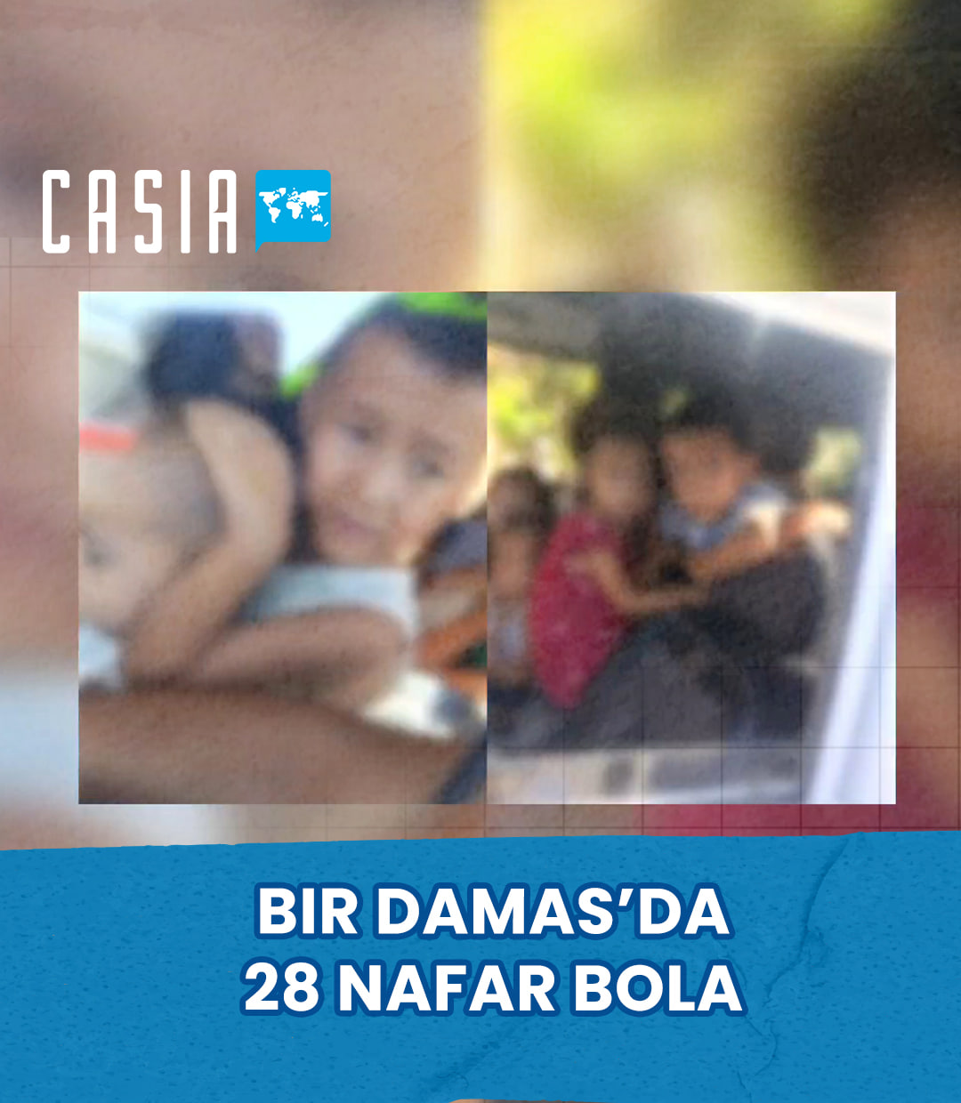 Driver fined for transporting 28 children in a Damas minivan