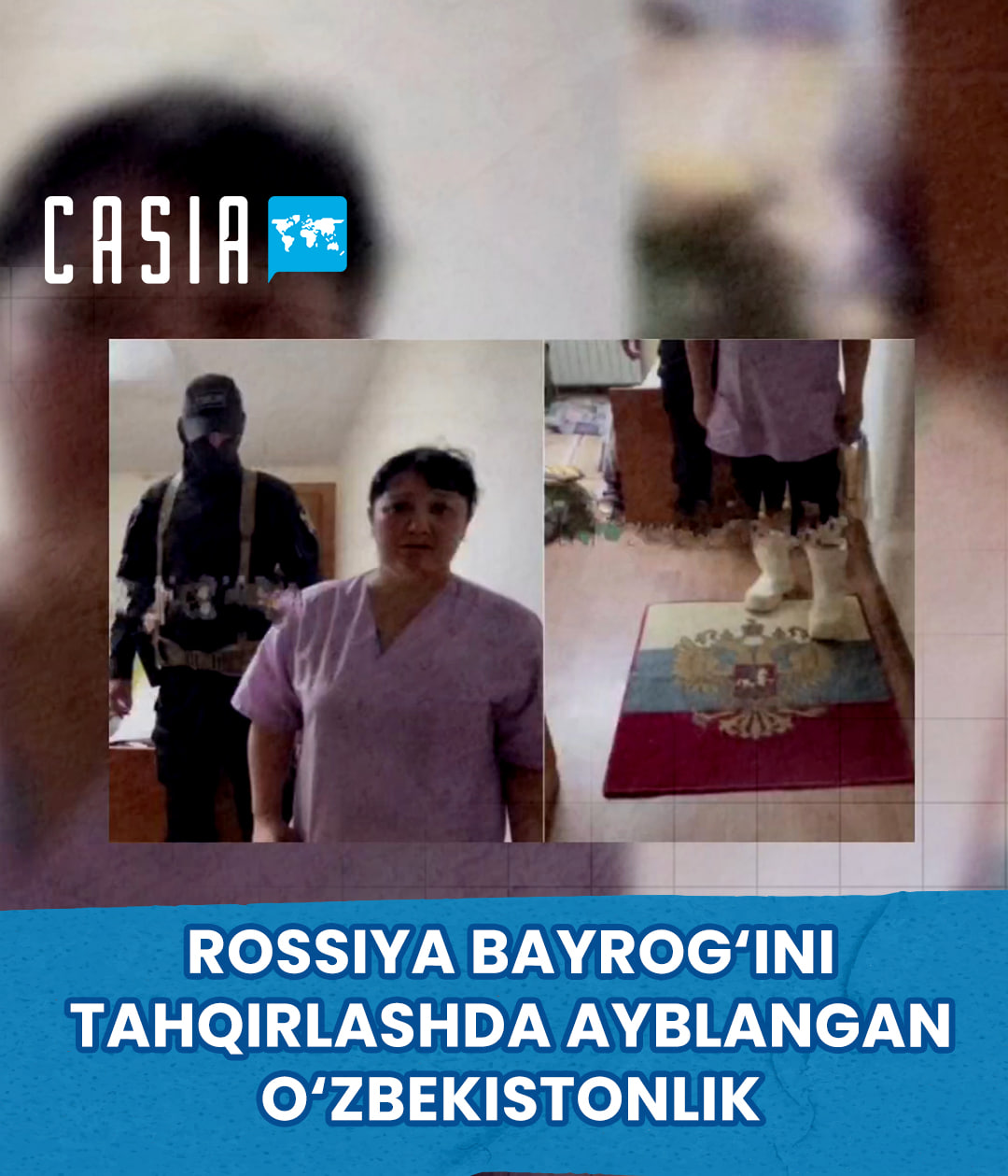 Uzbek woman accused of insulting the Russian flag to be repatriated