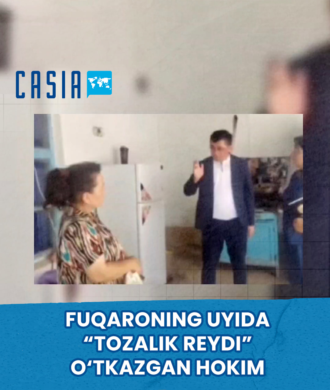 Shahrisabz mayor's visit to a resident's home sparks public debate