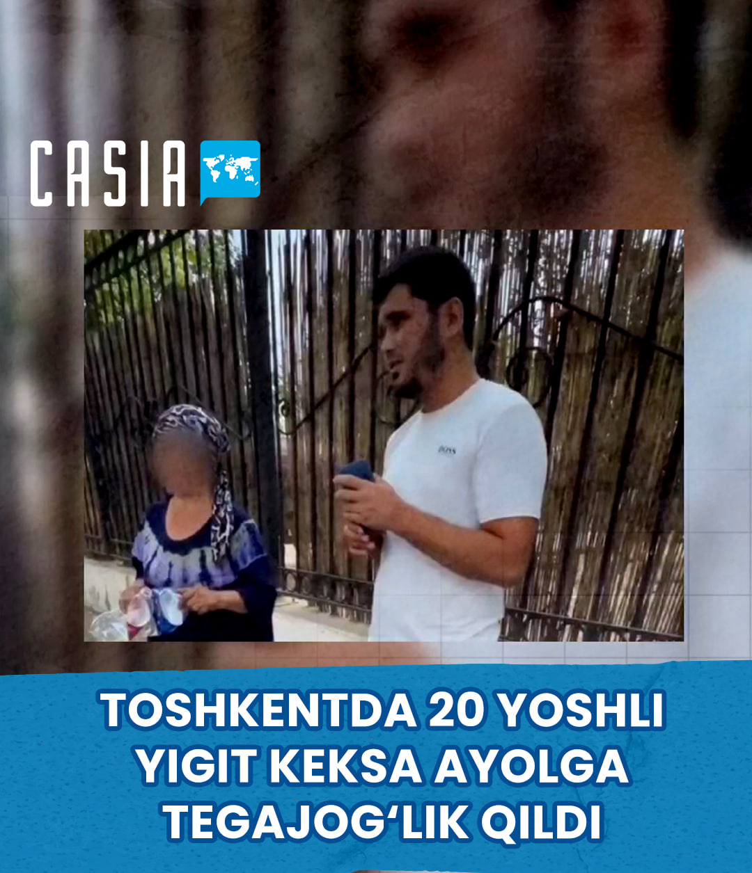 20-year-old man accused of sexually harassing a 75-year-old woman in Tashkent