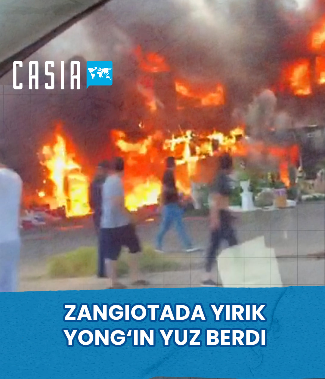 Fire breaks out in Zangiata District