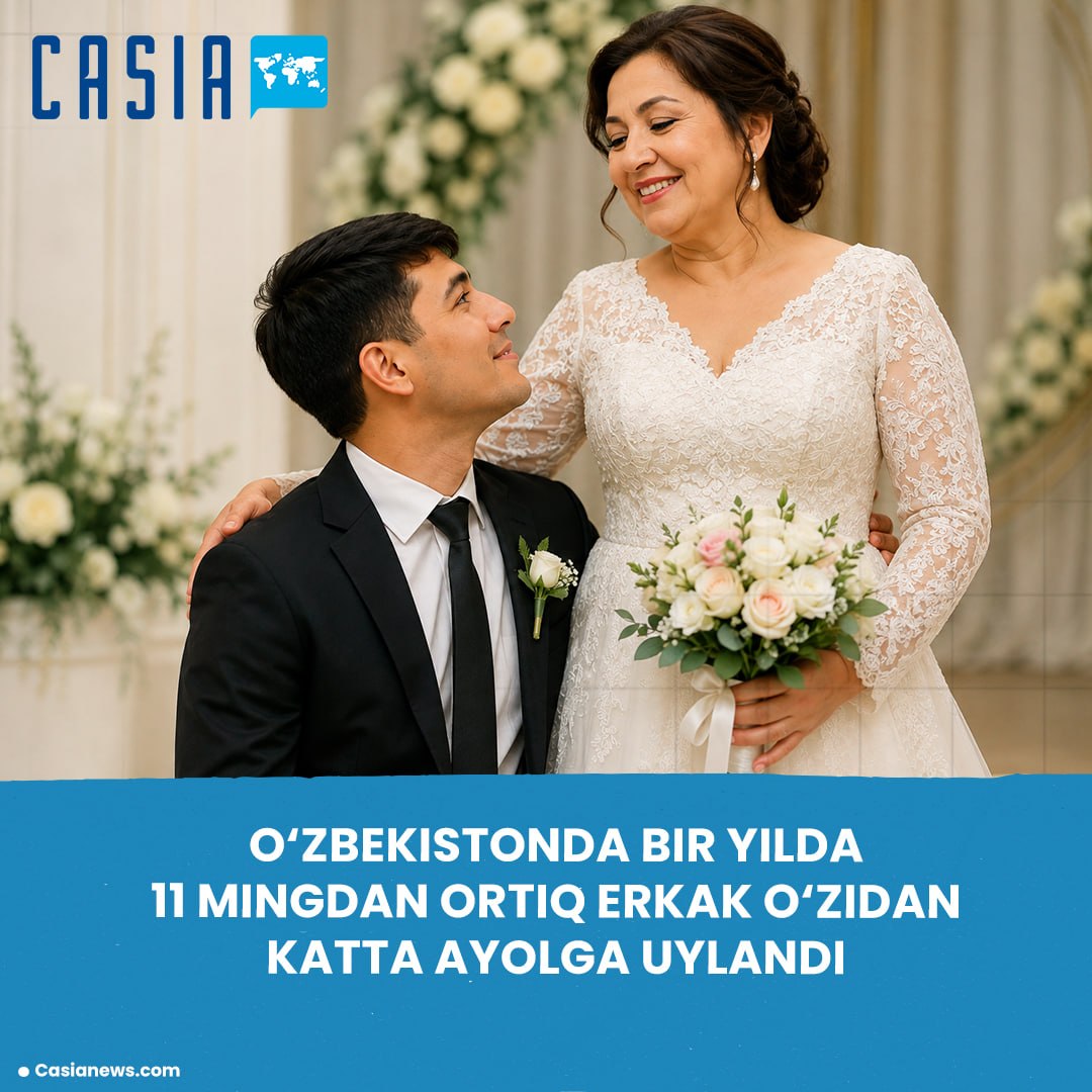 More than 11,000 men in Uzbekistan married older women in 2025