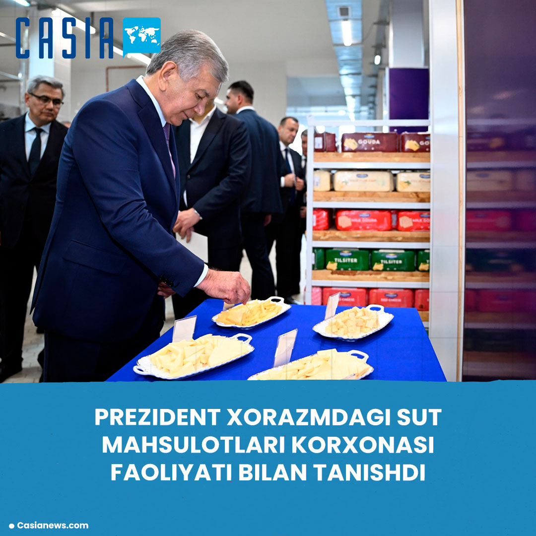 President inspects dairy enterprise in Khorezm