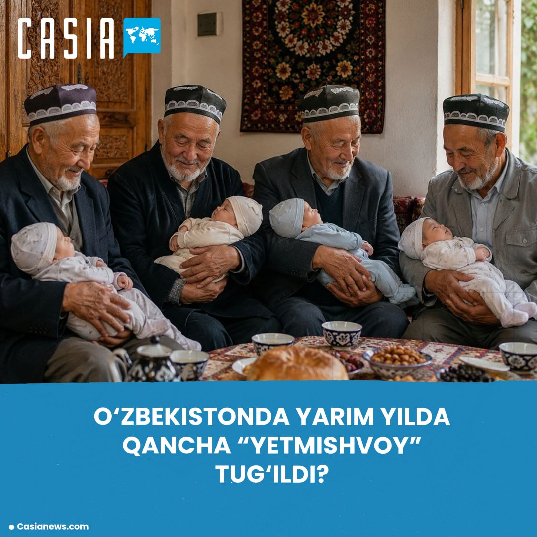 In Uzbekistan, 29 men over the age of 70 became fathers in the first half of the year