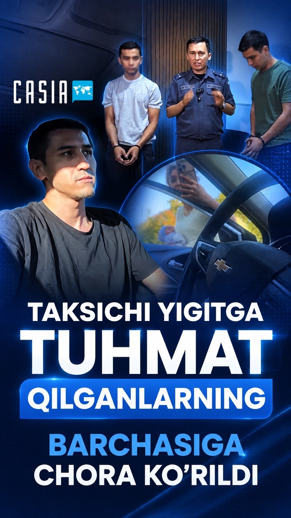 Bloggers who slandered and assaulted a taxi driver in Tashkent have been arrested.
