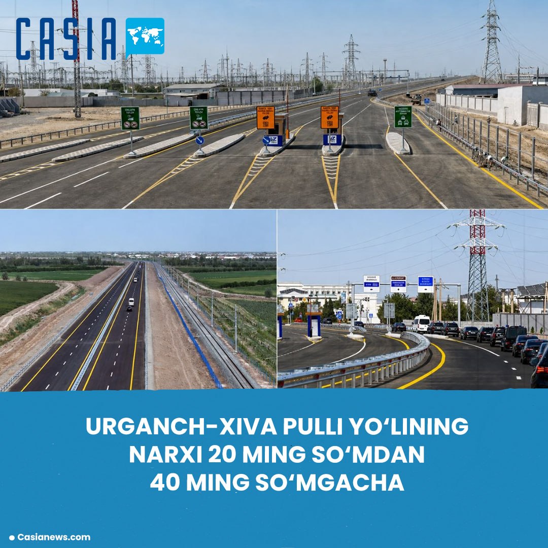 The Cost of Travel on Uzbekistan’s First Toll Road Has Been Announced
