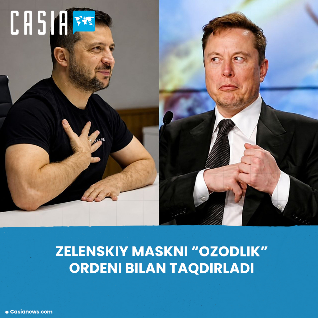 Zelensky awarded Musk with one of Ukraine's highest state awards