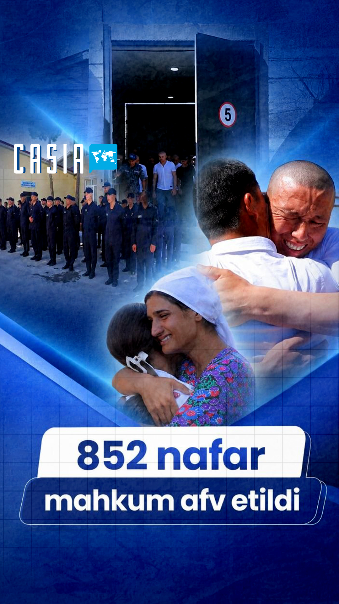 852 Prisoners Pardoned in Uzbekistan